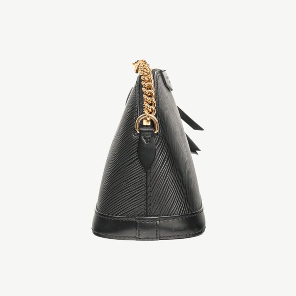 Louis Vuitton Alma Mini Noir Epi Chain-Strap Shoulder Bag - Picture 3 of 12